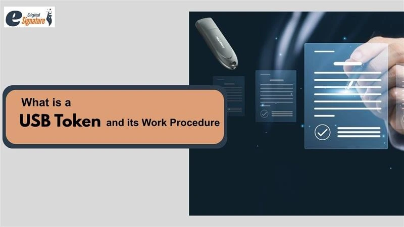 What is a usb token and process of using a usb token for DSC